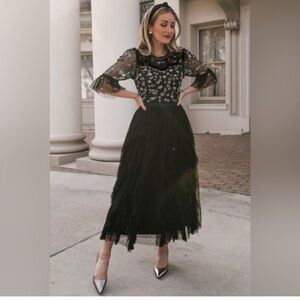 Ivy City Co Paris Dress Sz 3X Tulle Engagement Wedding Influencer Fashion